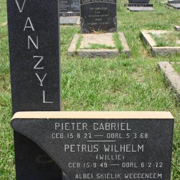 ZYL Pieter Gabriel, van 1927-1968 :: VAN ZYL Petrus Wilhelm 1949-1972