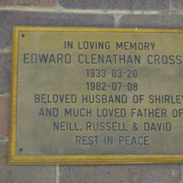 CROSSEY Edward Clenathan 1933-1982
