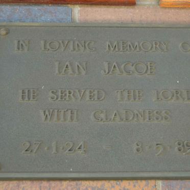 JAGOE Ian 1924-1989