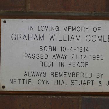 COMLEY Graham William 1914-1993