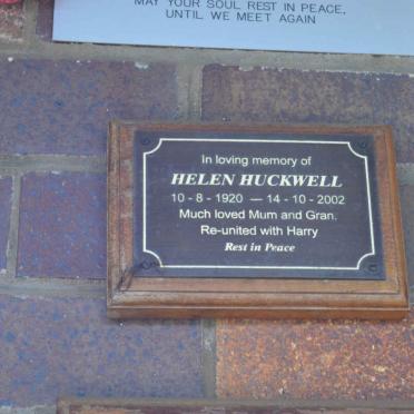 HUCKWELL Helen 1920-2002