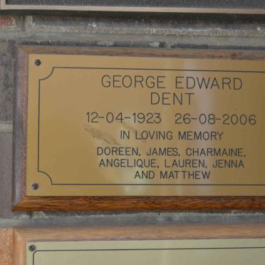 DENT George Edward 1923-2006