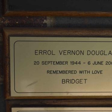 DOUGLAS Errol Vernon 1944-2007