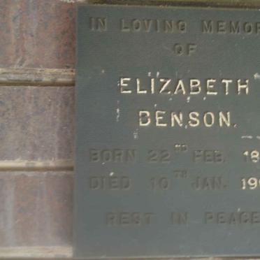 DENSON Elizabeth 1884-1967