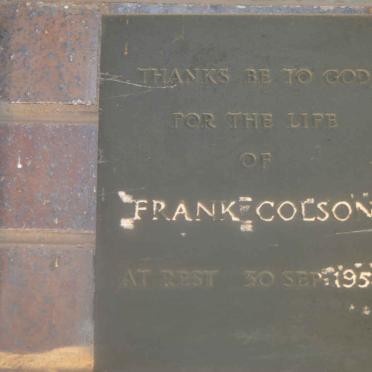 COLSON Frank -1954