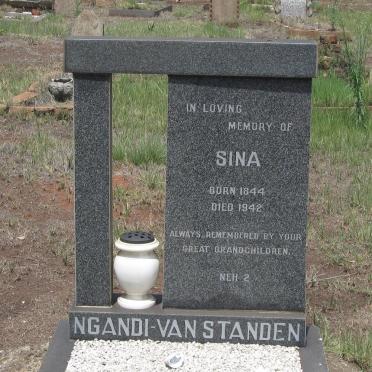 STANDEN Sina, van nee NGANDIE- 1844-1942