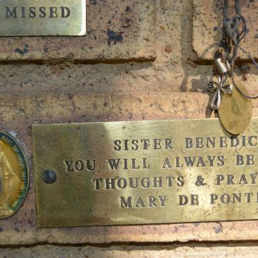 BENEDICT, Sister
