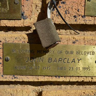 BARCLAY John 1915-1995