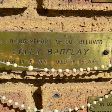 BARCLAY Golly 1909-2003