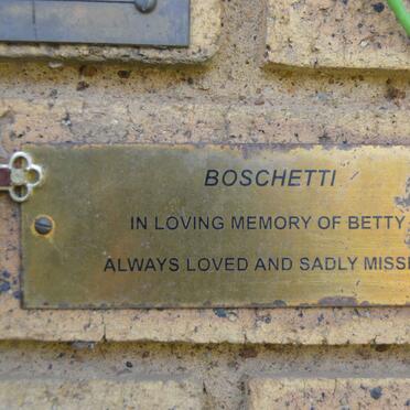 BOSCHETTI Gianni &amp; Betty