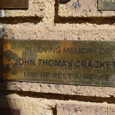 CRACKETT John Thomas