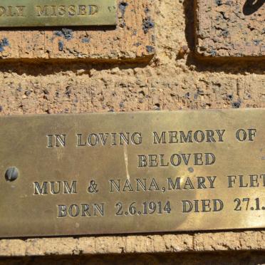 FLETCHER Mary 1914-1987
