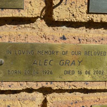 GRAY Alec 1926-2002