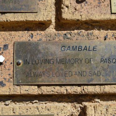 GAMBALE Pasquale