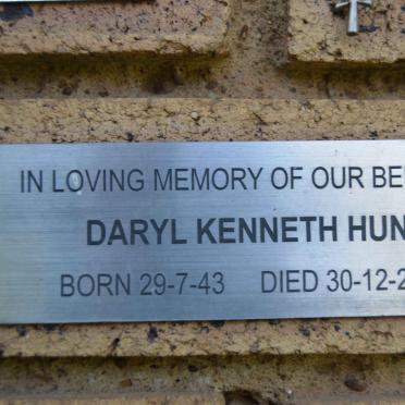 HUNT Daryl Kenneth 1943-2012