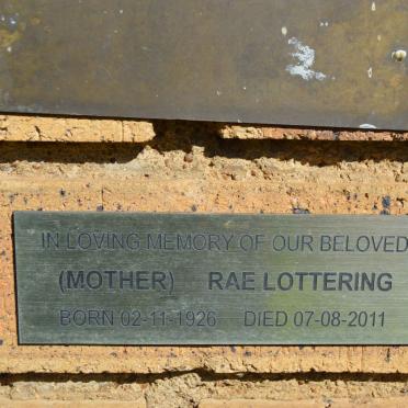 LOTTERING Rae 1926-2011