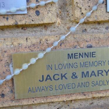 MENNIE Jack &amp; Maryan