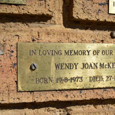 McKEE Wendy Joan 1973-2000