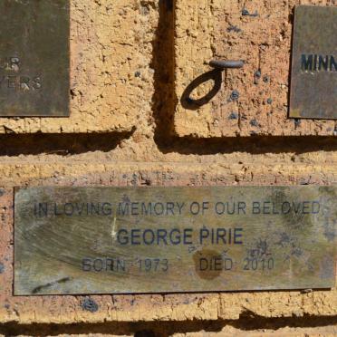 PIRIE George 1973-2010
