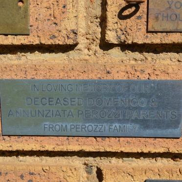 PEROZZI Dominico &amp; Annunziata