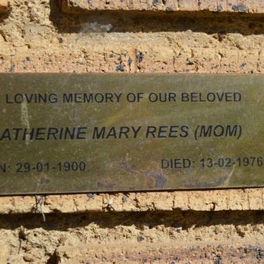 REES Catherine Mary 1900-1976