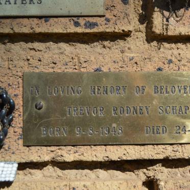 SCHAPER Trevor Rodney 1948-1995