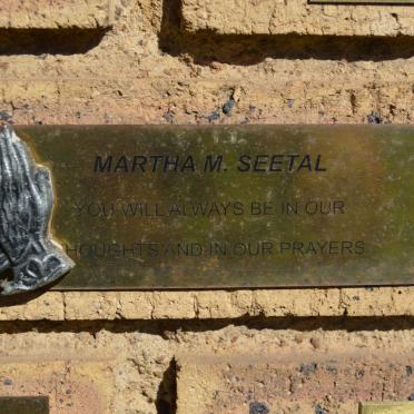 SEETAL Martha M.