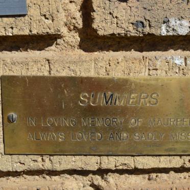 SUMMERS Maureen Joy