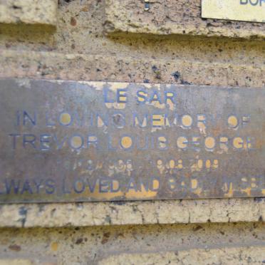 SAR Trevor Louis George, le 1936-2009
