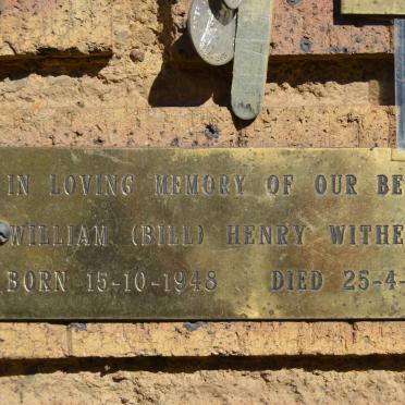 WITHERDEN William Henry 1948-2000