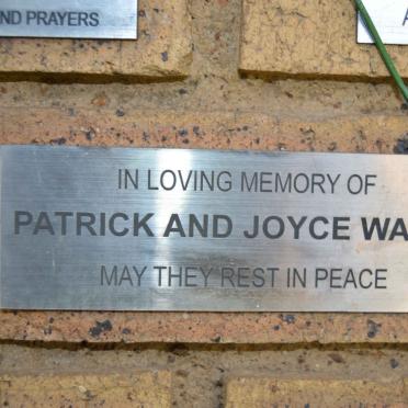 WALSH Patrick &amp; Joyce