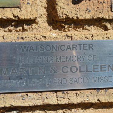 WATSON Martin &amp; Colleen CARTER