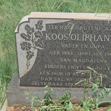 OLIPHANT Koos 1884-1949