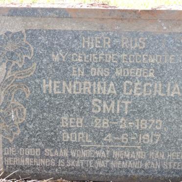 SMIT Hendrina Cecilia 1873-1917