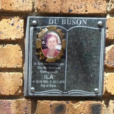 BUSON Ila, du 1929-2010