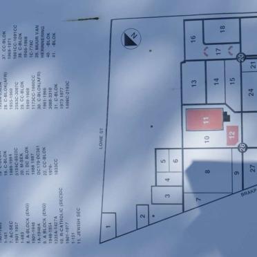 3. Cemetery layout