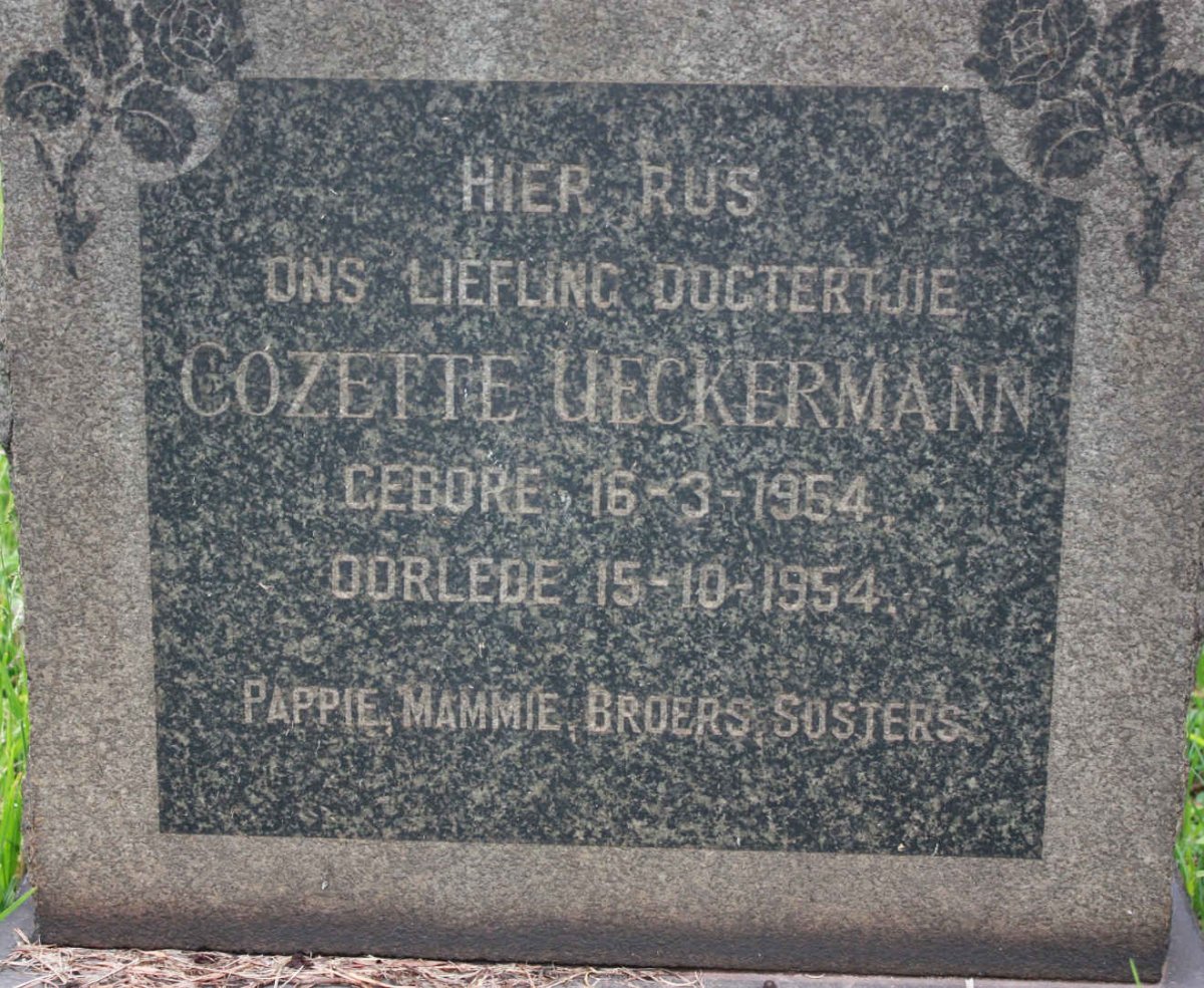 UECKERMANN Cozette 1954-1954