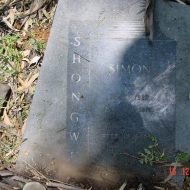SHONGWE Simon 1925-1976
