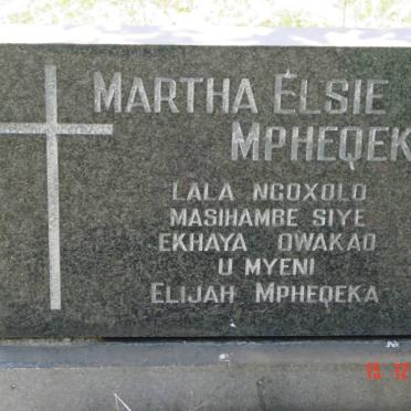 MPHEQEKA Martha Elsie