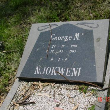 NJOKWENI George M. 1906-1983