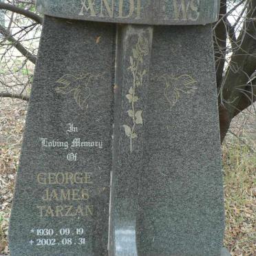 ANDREWS George James Tarzan 1930-2002