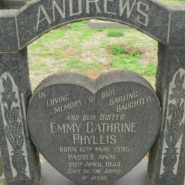 ANDREWS Emmy Cathrine Phyllis 1935-1953