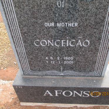 AFONSO Conceicão 1905-2001