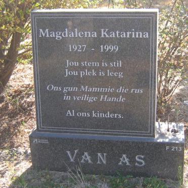 AS Magdalena Katarina, van 1927-1999