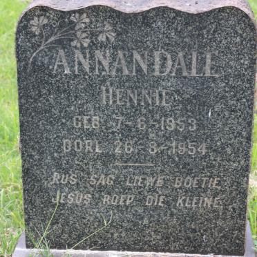 ANNANDALE Hennie 1953-1954