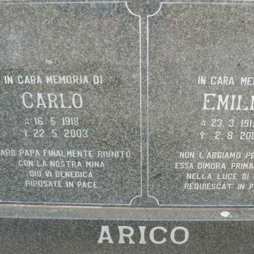 ARICO Carlo 1918-2003 &amp; Emilia 1915-2001