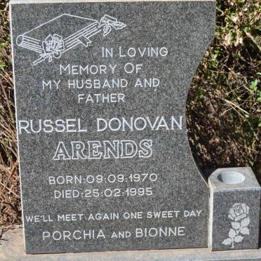 ARENDS Russel Donovan 1970-1995