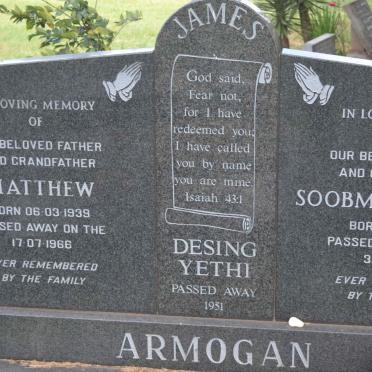 ARMOGAN Matthew 1939-1966 &amp; Soobma 1938-1996 :: YETHI Desing -1951