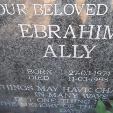 ALLY Ebrahim 1974-1998