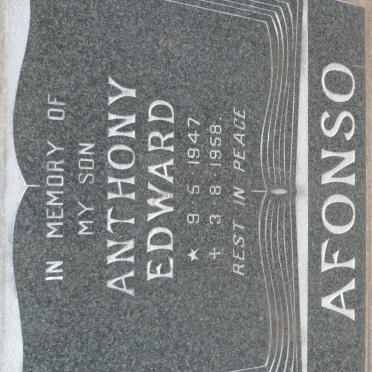 AFONSO Anthony Edward 1947-1958